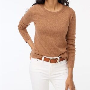 J Crew Teddie Brown Long Sleeve Sweater